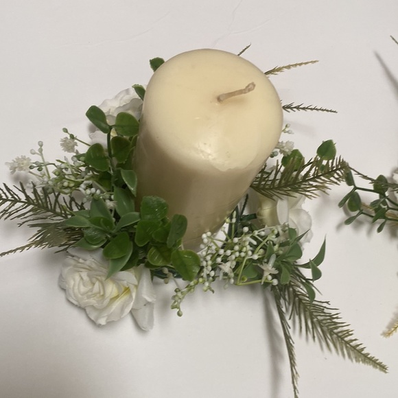 2 Pier 1  Floral Pillar Holders. - Picture 3 of 4